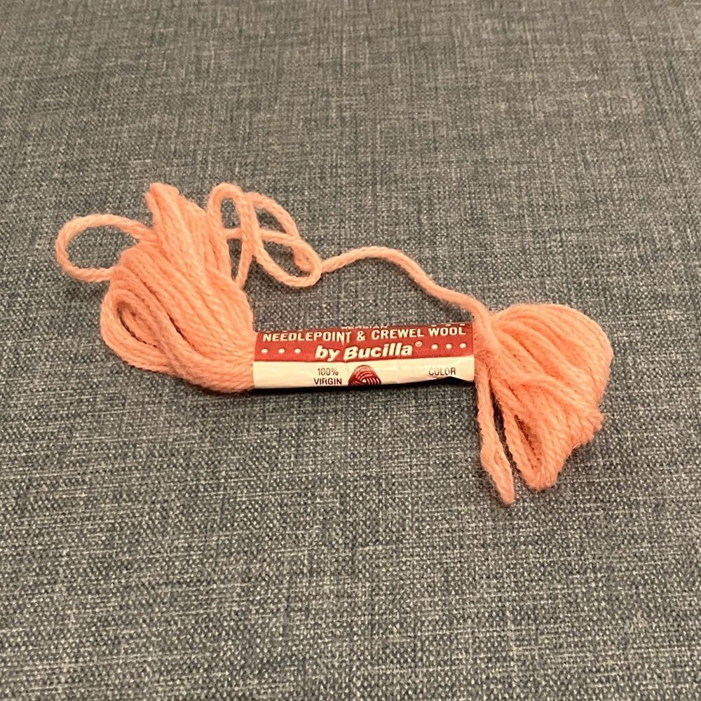 Pink Needlepoint Thread Yarn